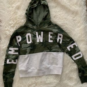 Justice cropped hoodie